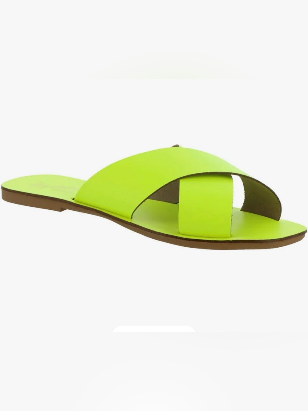 Seychelles Total Relaxation neon Slide Sandal size 6